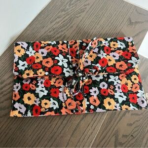 Agua Bendita Linen Travel Clutch Bag